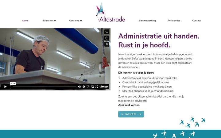 Screenshot of altastrade.nl