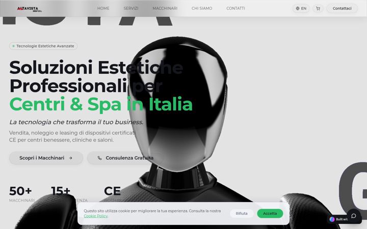 Screenshot of altavistagroup.it