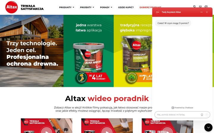Screenshot van altax.pl