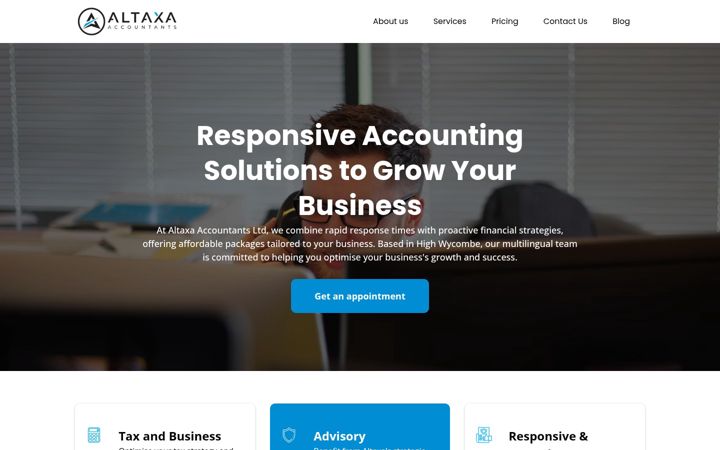 Screenshot of altaxaaccountants.com