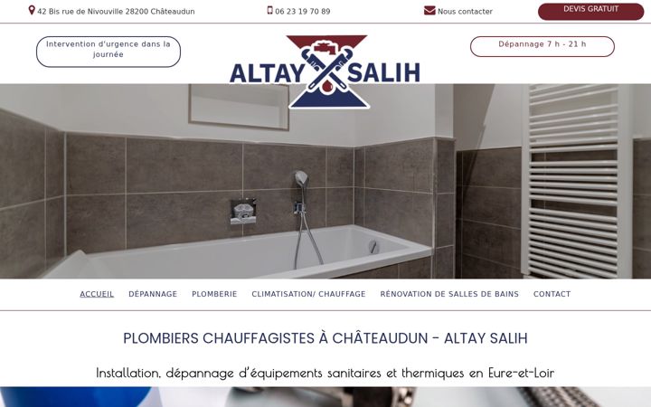 Screenshot of altay-salih.fr
