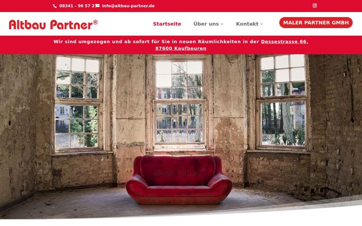 Screenshot of altbau-partner.de
