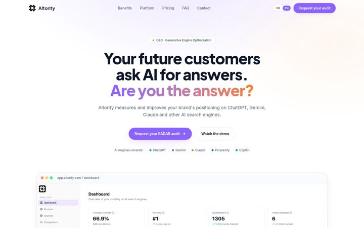 Screenshot of altboost.ai