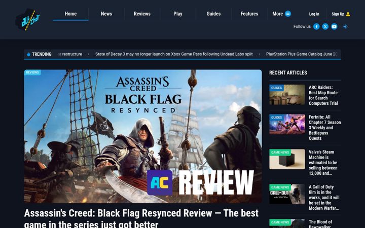 Screenshot of altchar.com