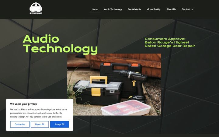 Screenshot of altcoinscoop.com