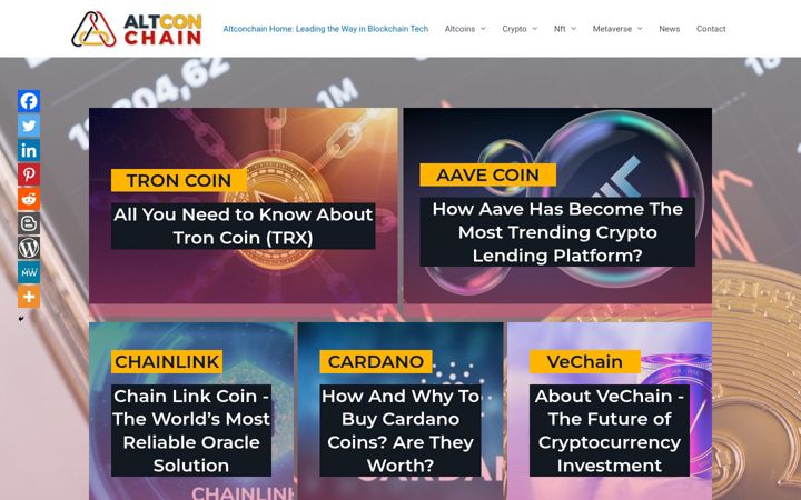 Screenshot of altconchain.com