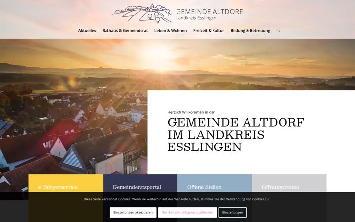 Capture d'écran de altdorf-es.de