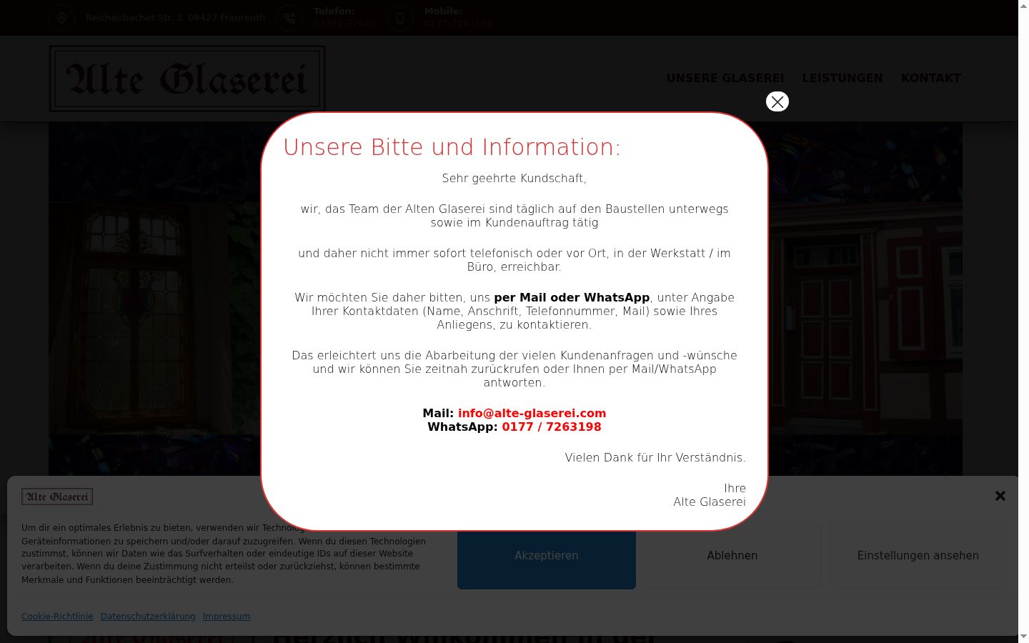Sutikimo reklamjuostės, rodytos prieš bet kokią sąveiką, ekrano kopija