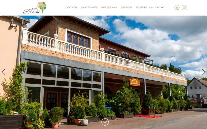 Screenshot of alte-kaserne.com