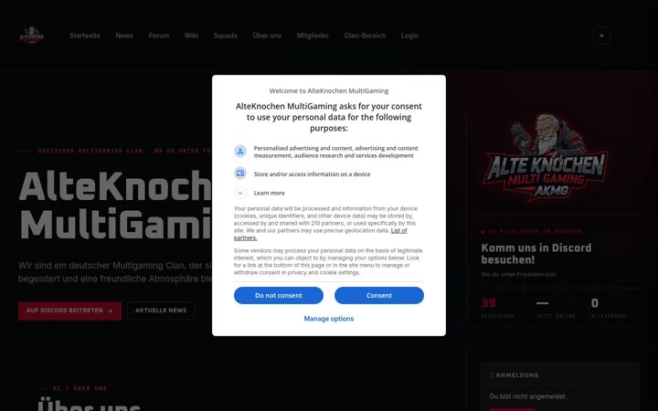 Screenshot of alte-knochen.de