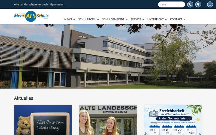 Screenshot of alte-landesschule.de