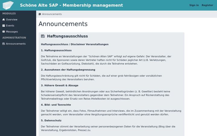 Screenshot of alte-sap.org