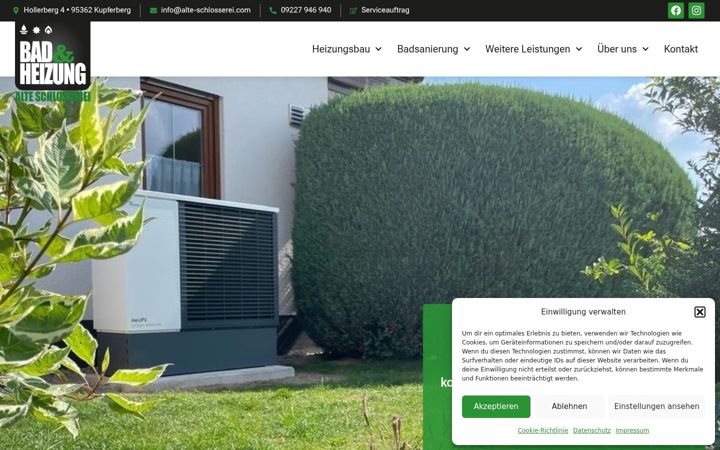 Screenshot of alte-schlosserei.com
