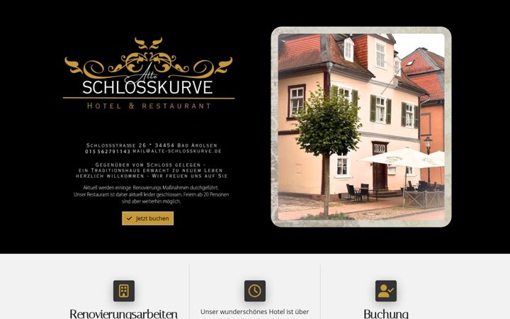 Screenshot of alte-schlosskurve.de