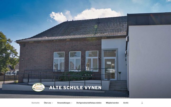 Screenshot of alte-schule-vynen.de