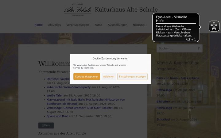 Ekrānuzņēmums no alte-schule-woltersdorf.de