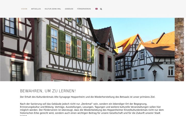 Ekrānuzņēmums no alte-synagoge-heppenheim.de