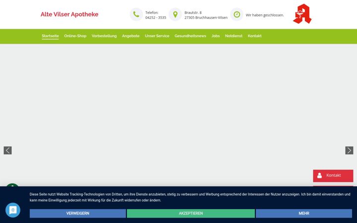 Screenshot of alte-vilser-apotheke.de