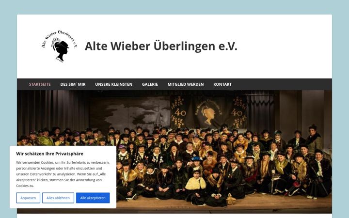 Skärmbild av alte-wieber.de