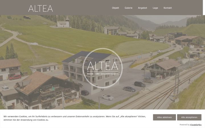Screenshot of altea-davos.ch