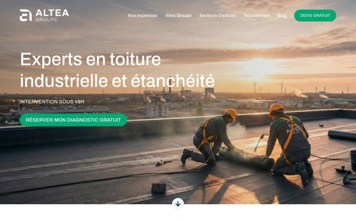Screenshot of altea-groupe.com