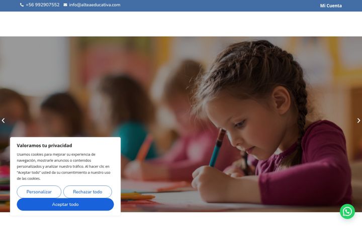Screenshot of alteaeducativa.com