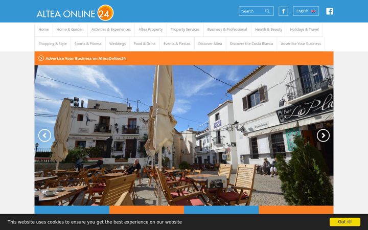 Posnetek zaslona alteaonline24.com
