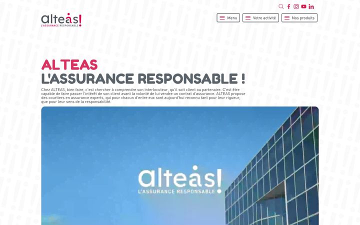 Screenshot of alteas.fr