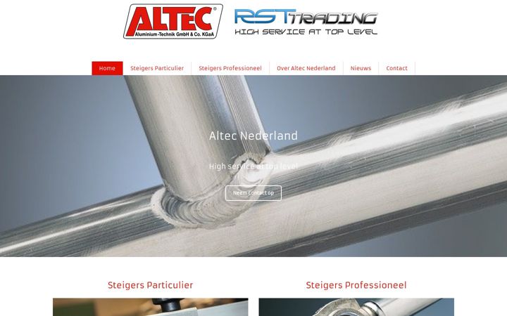 Posnetek zaslona altec-nederland.nl
