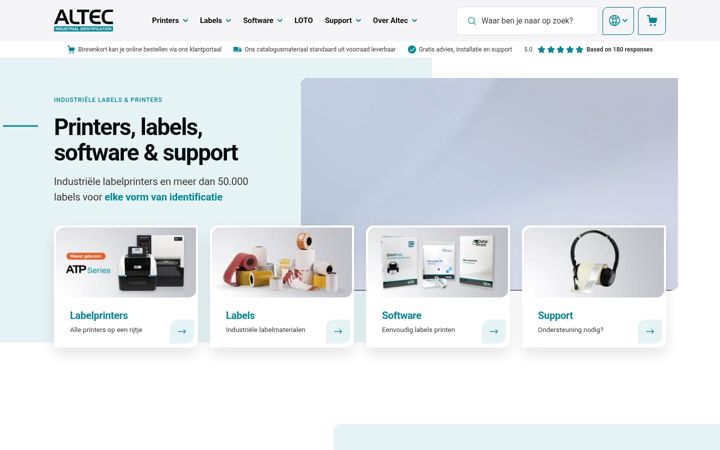Screenshot of altec.be