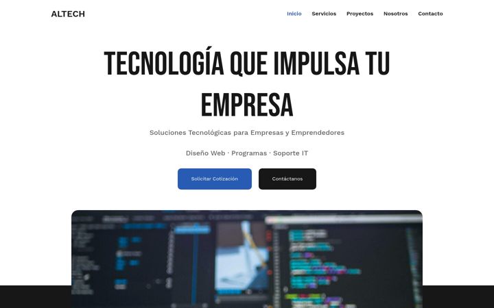 Skjámynd af altech-pa.com