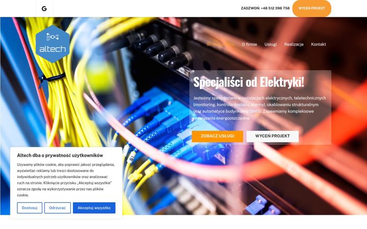 Screenshot of altech.net.pl