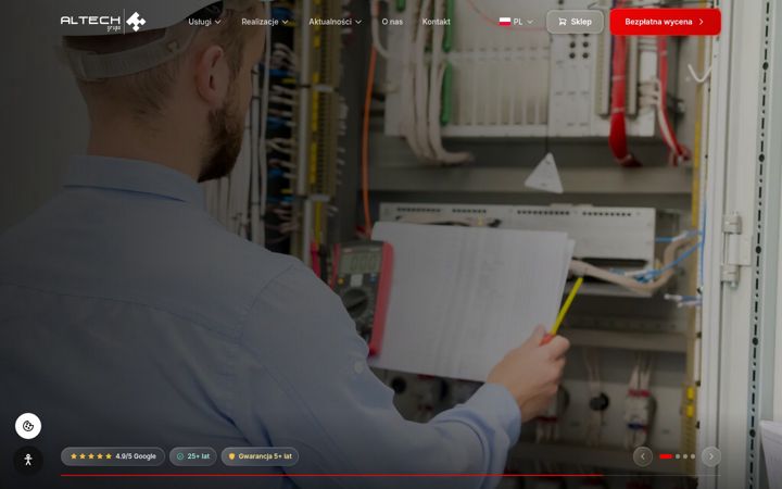 Screenshot of altechgrupa.pl