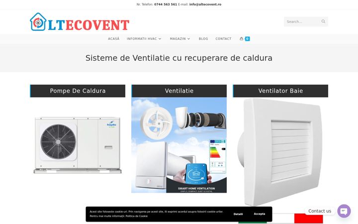 Screenshot of altecovent.ro