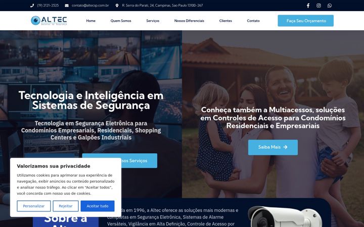 Screenshot of altecsp.com.br