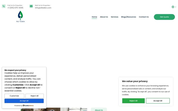 Screenshot von alteden.com
