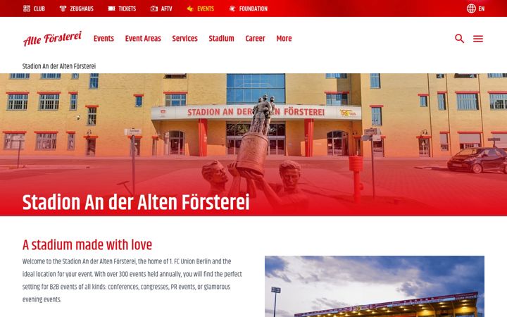 Screenshot of altefoersterei.berlin