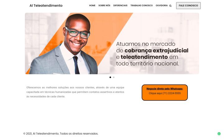 Screenshot ta' alteleatendimento.com.br