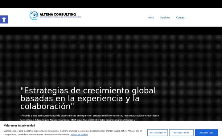 Screenshot of altemaconsulting.com