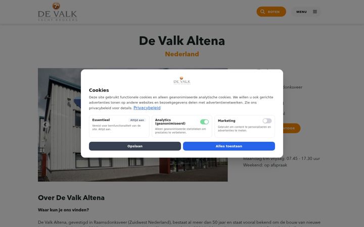 Screenshot of altena-yachtbrokers.com