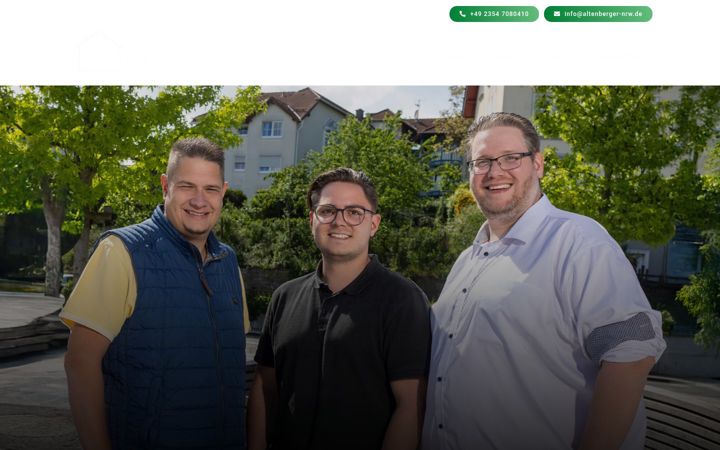 Skærmbillede af altenberger-nrw.de