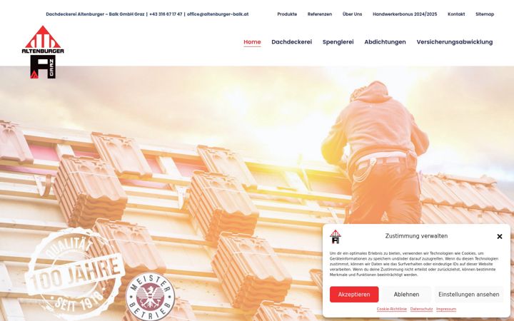 Screenshot of altenburger-balk.at