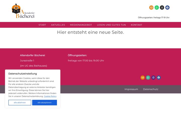 Screenshot of altendorfer-buecherei.de