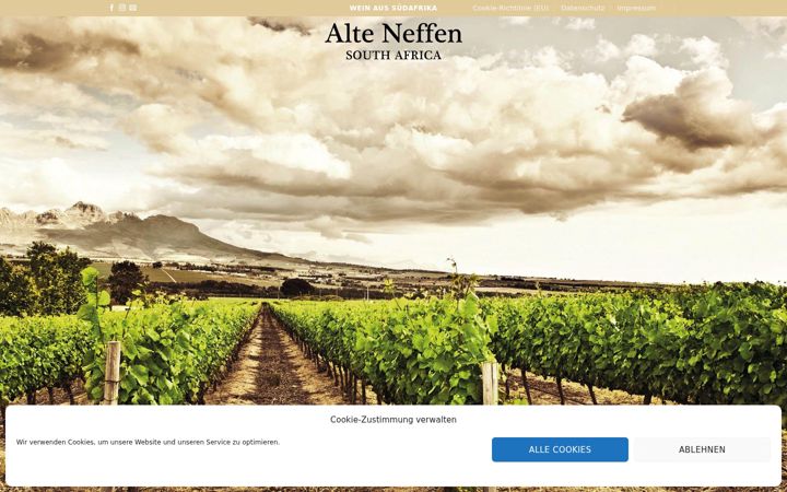 Screenshot of alteneffen.de