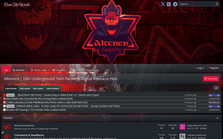 Screenshot of altenens.is