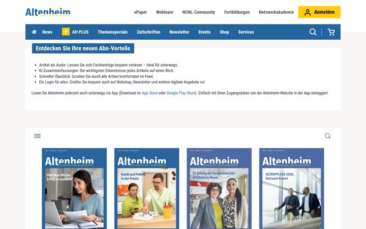 Screenshot of altenheim-digital.net