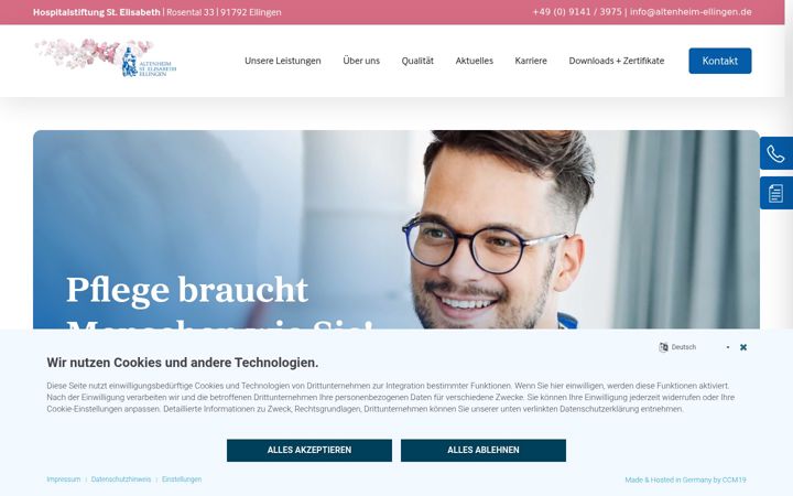 Screenshot von altenheim-ellingen.de