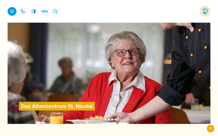 Skjámynd af altenzentrum-st-nicolai.de