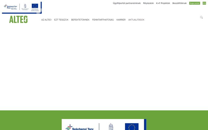 Screenshot of alteo.hu