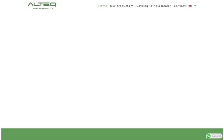 Screenshot of alteq-international.com